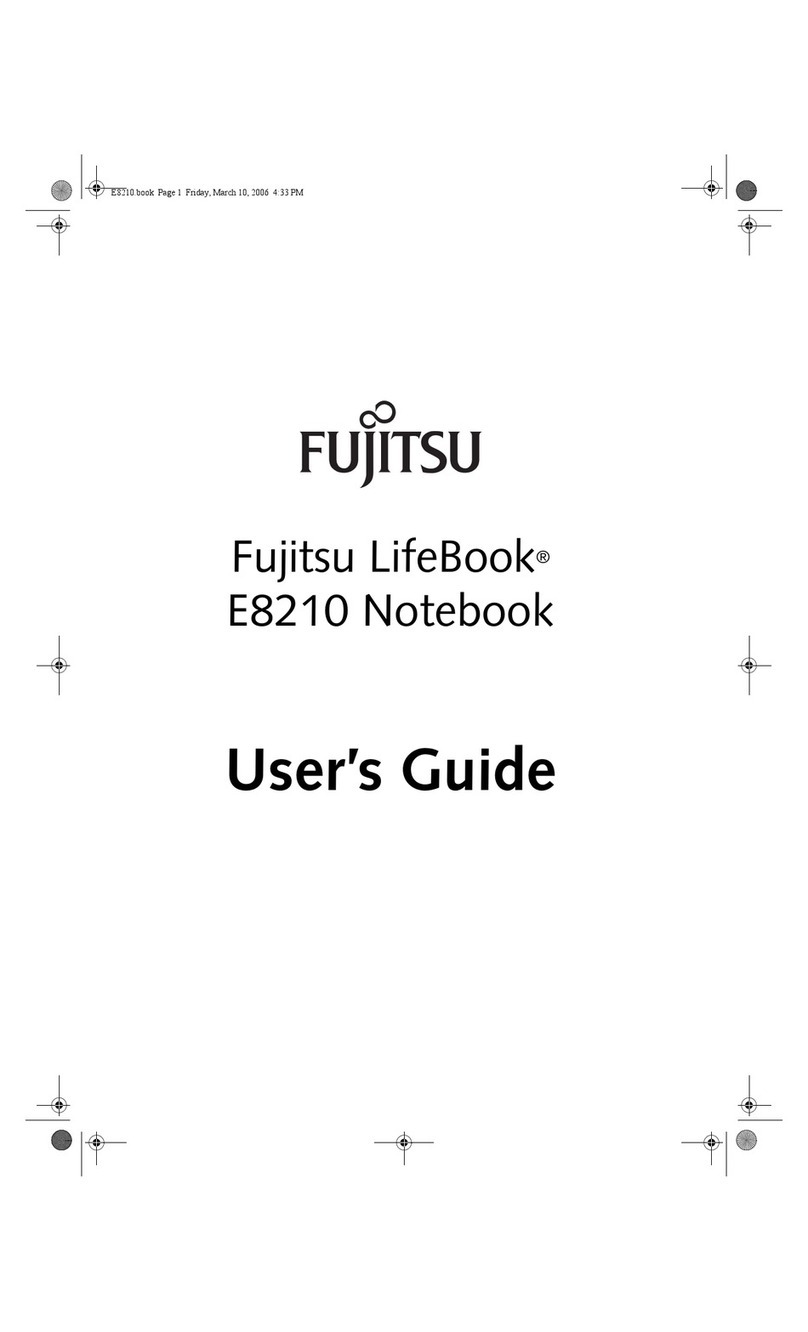 Fujitsu E8210 - LifeBook - Core 2 Duo 1.66 GHz User manual