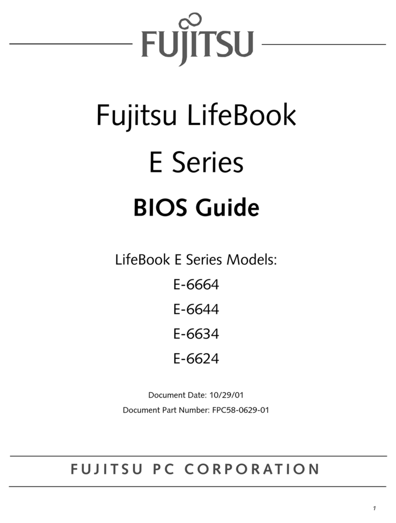 Fujitsu Lifebook E-6624 Manual
