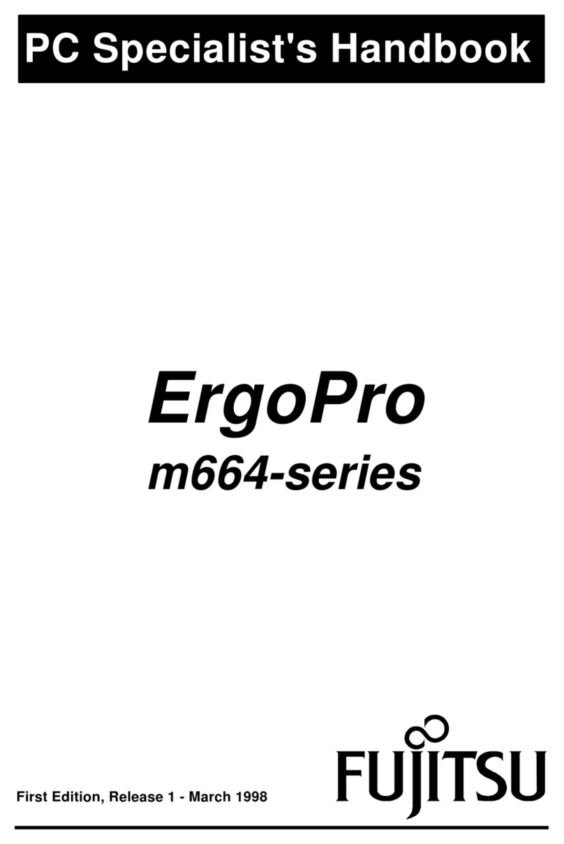 Fujitsu ErgoPro m664 Series User manual