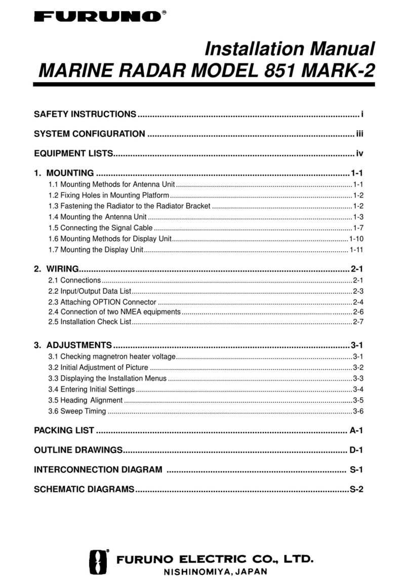 Furuno 851 MARK-2 User manual