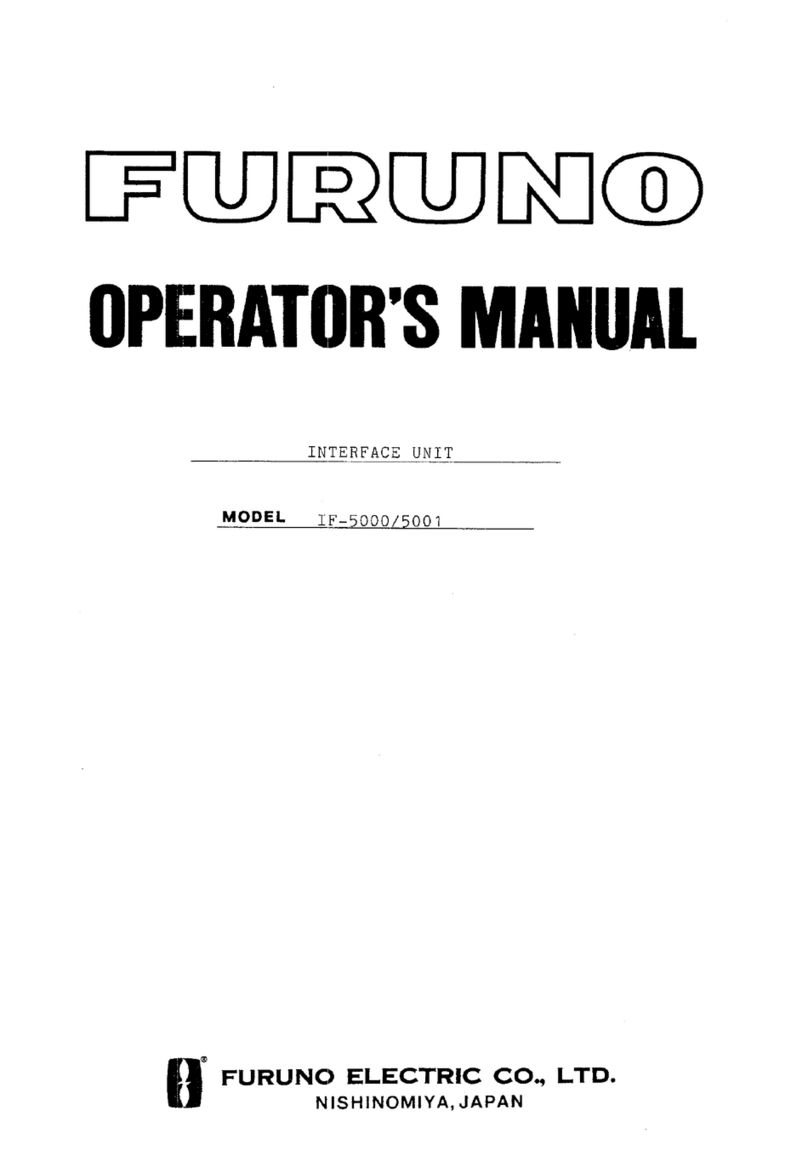 Furuno Interface Unit IF-5000/5001 Operator's manual