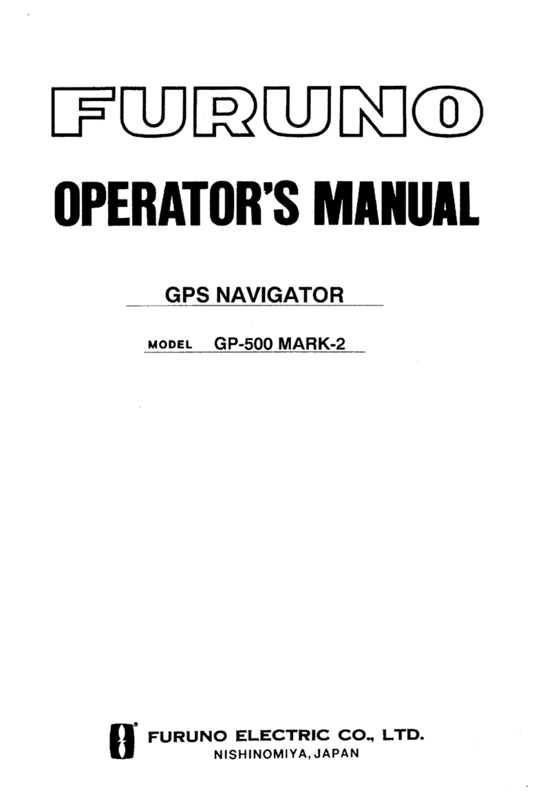 Furuno GPS Navigator GP-500 MARK-2 Operator's manual