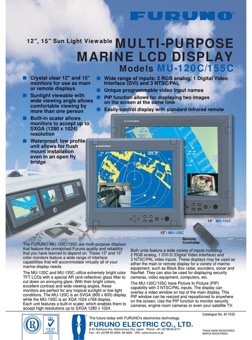 Furuno Mu 120c User manual