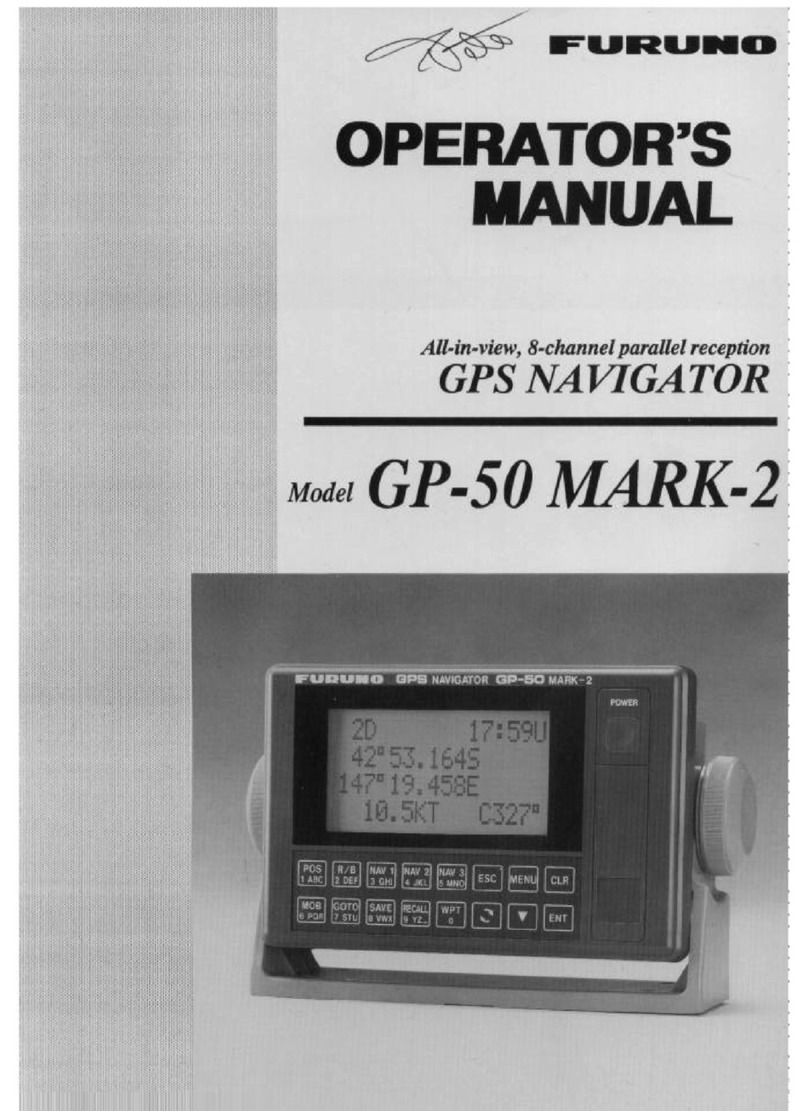 Furuno GPS Navigator GP-50 MARK-2 User manual