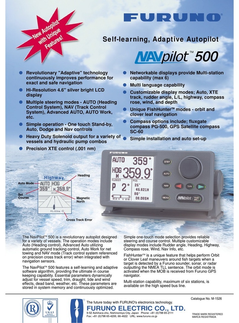Furuno Navpilot 500 Specifications Furuno Navpilot 500 Specifications