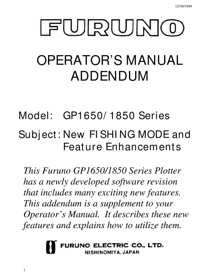 Furuno GP1650 Series Installation and operating instructions