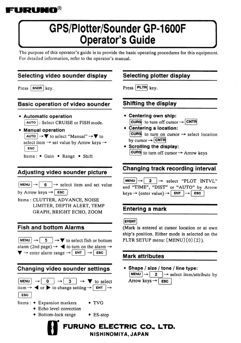 Furuno GP-1600F Manual