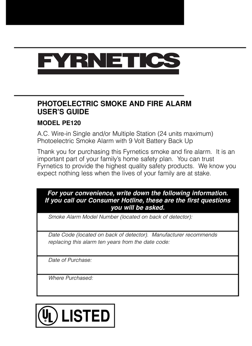 Fyrnetics PE120 user guide
