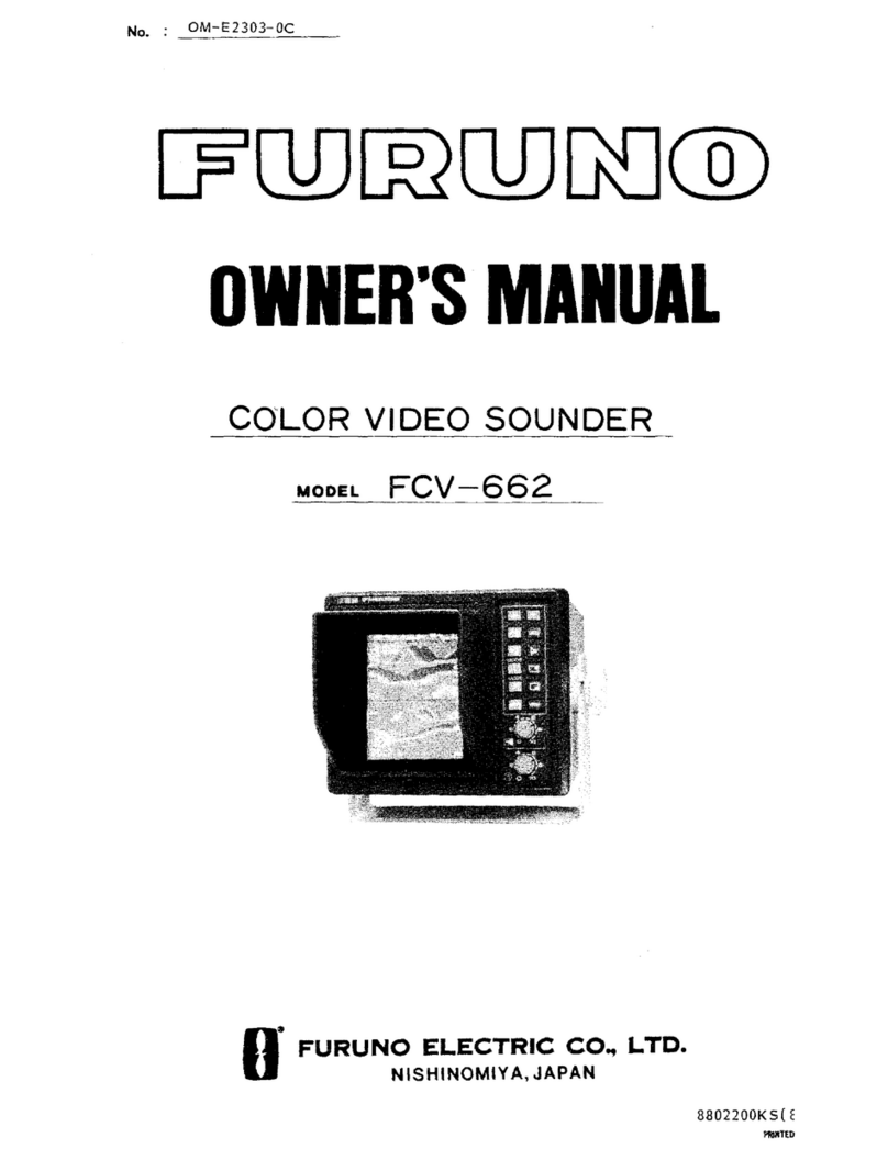 Furuno FCV-662 owner's manual
