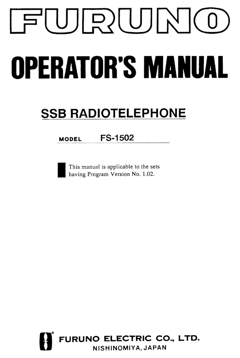 Furuno FS-1502 User manual