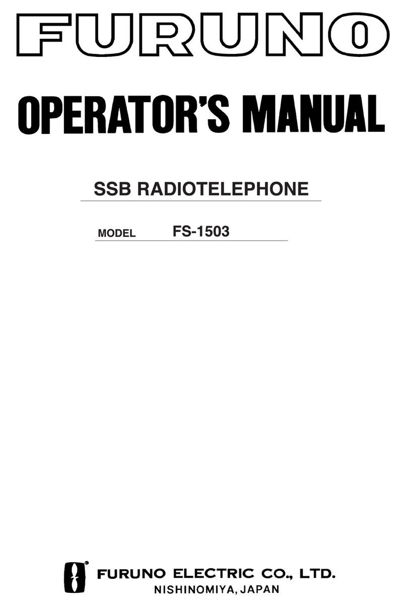 Furuno FS-1503 User manual Furuno FS-1503 User manual