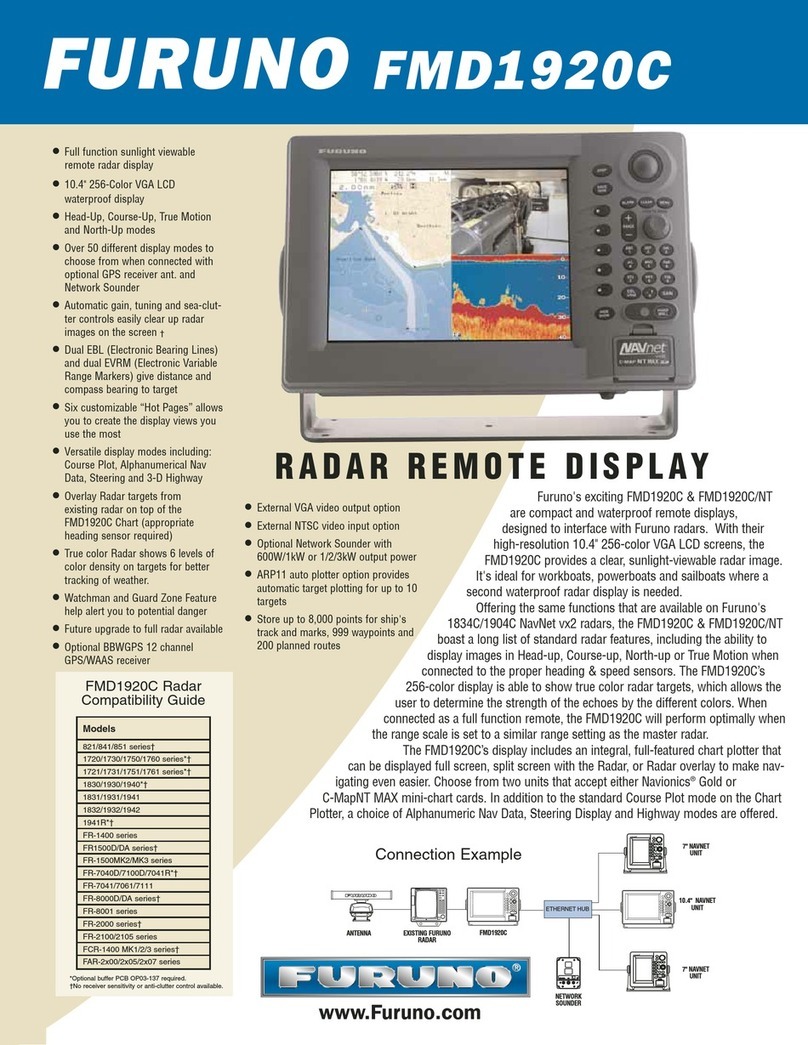 Furuno FMD1920C User manual