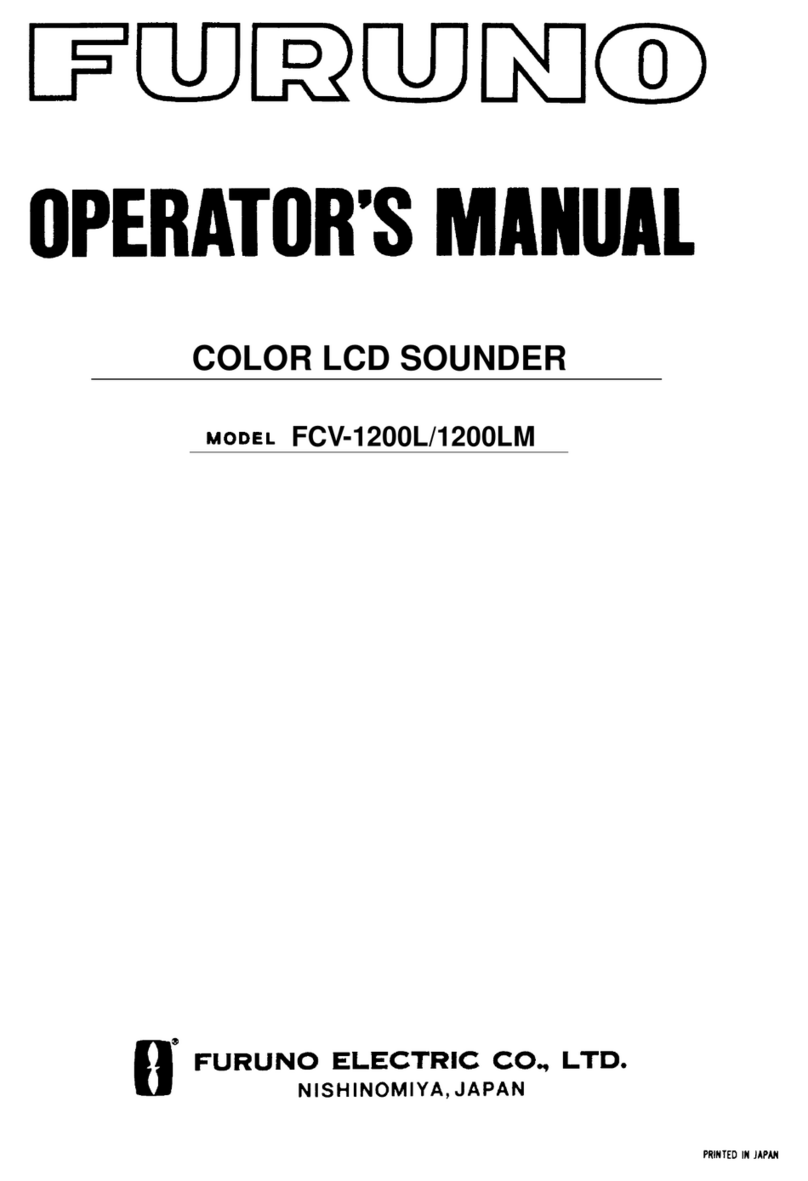 Furuno FCV-1200L Operator's manual