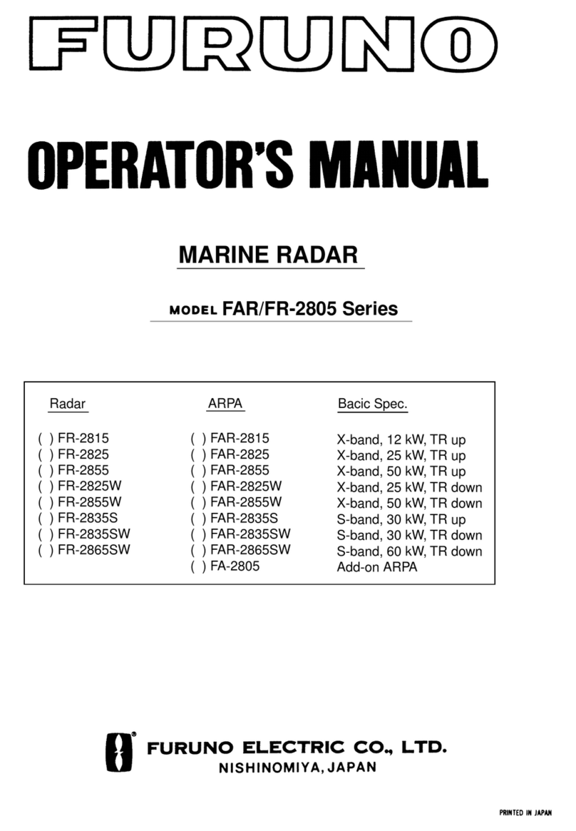 Furuno FAR-2805 Series User manual