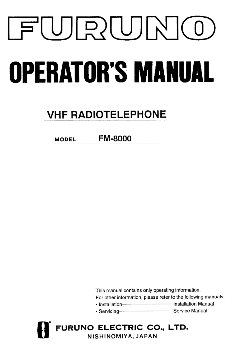 Furuno FM-8000 Operator's manual