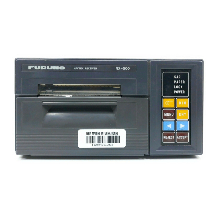 Furuno Navtex Receiver NX-500 Operator's manual