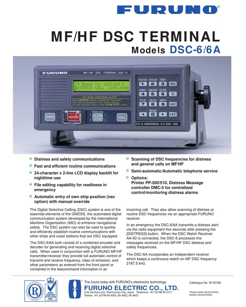Furuno DSC-6 User manual