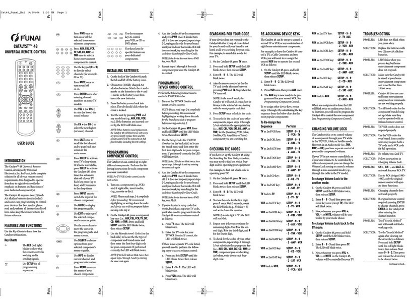FUNAI Catalyst 48 user guide