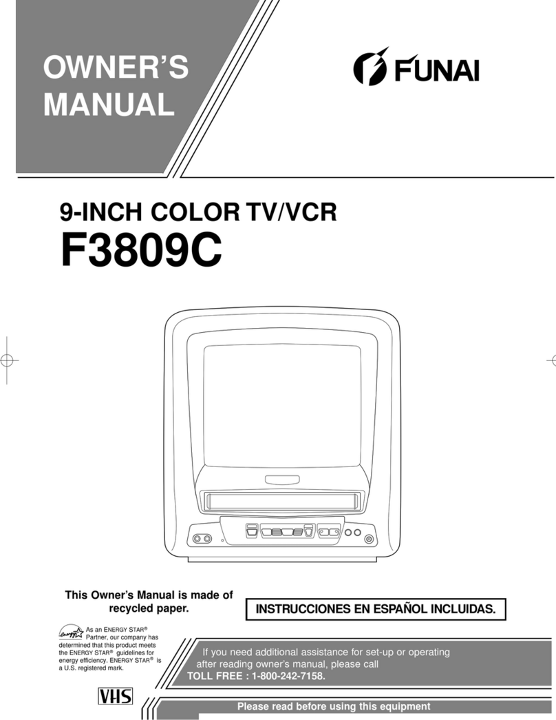 FUNAI F3809C owner's manual