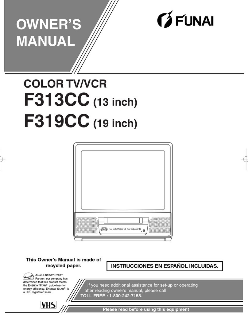 FUNAI F313CC owner's manual