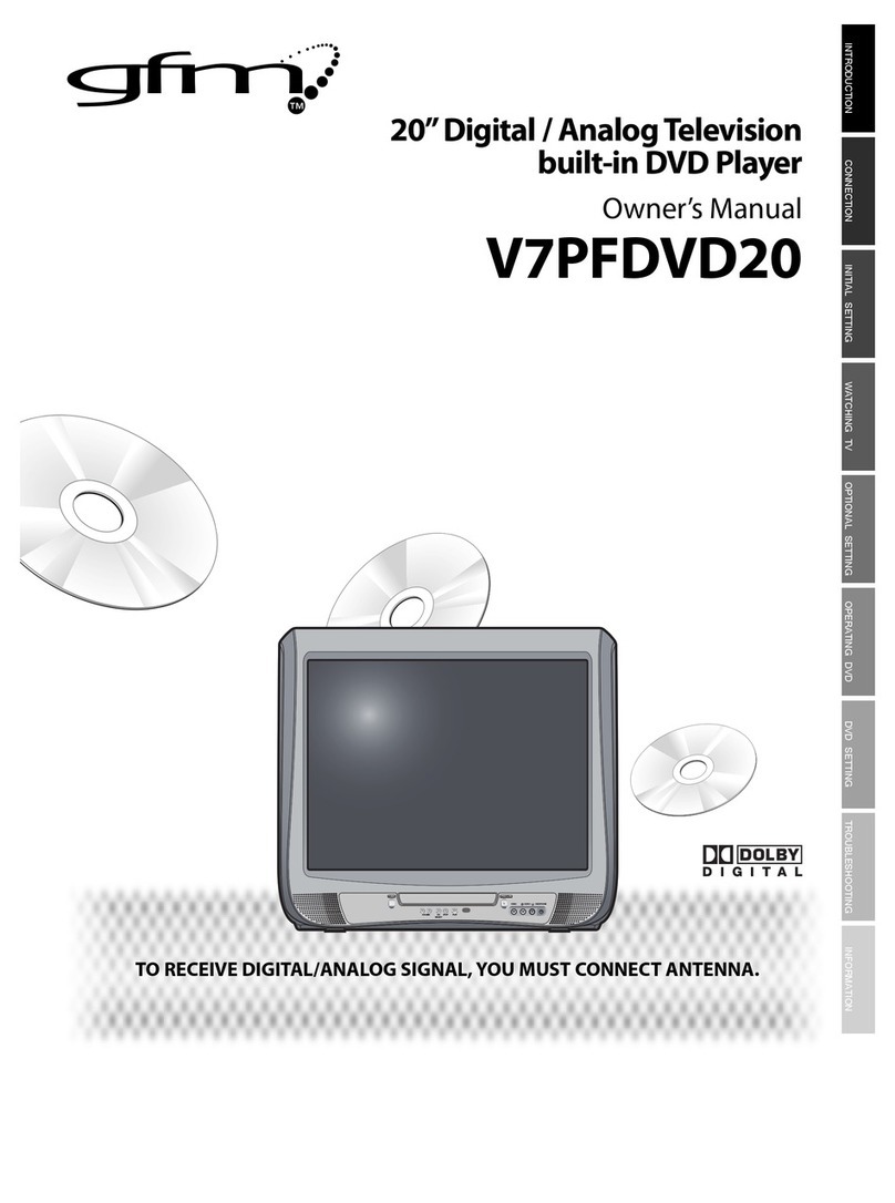 gfm V7PFDVD20 owner's manual