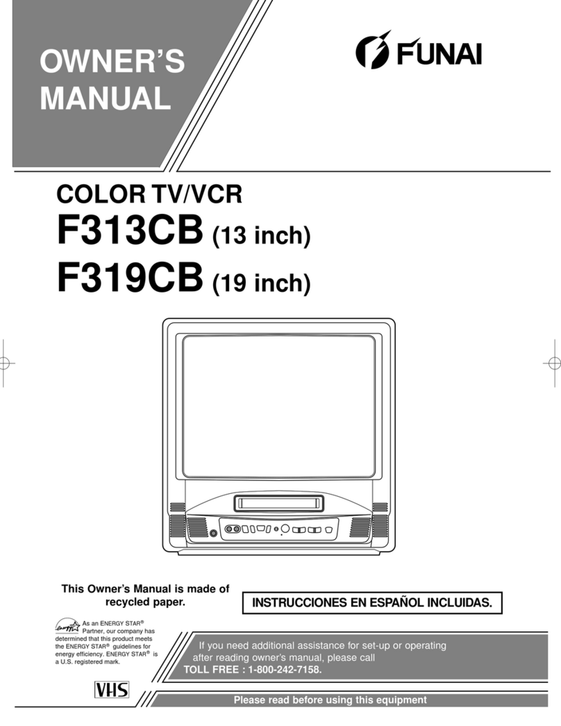 FUNAI F313CB owner's manual
