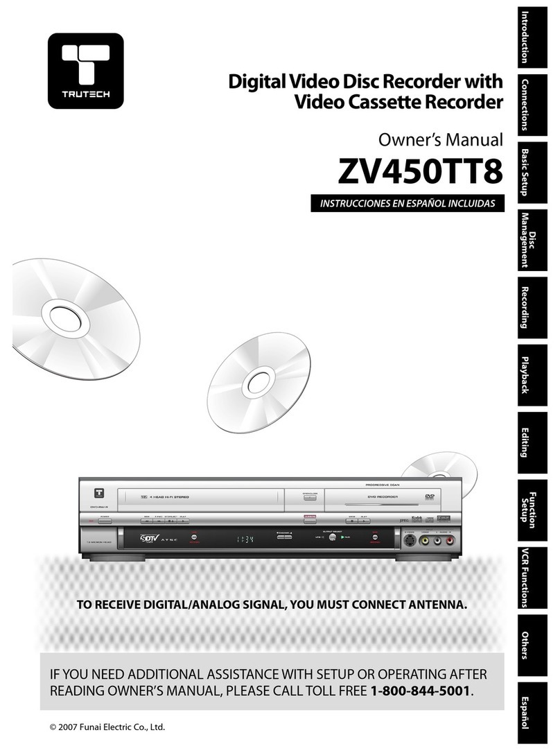 TruTech ZV450TT8 User manual