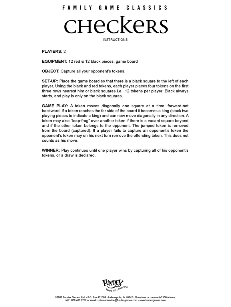 Fundex Games Family Game Classics 2620 User manual
