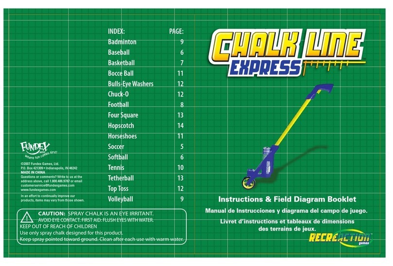 Fundex Games Chalk Line Express instruction manual