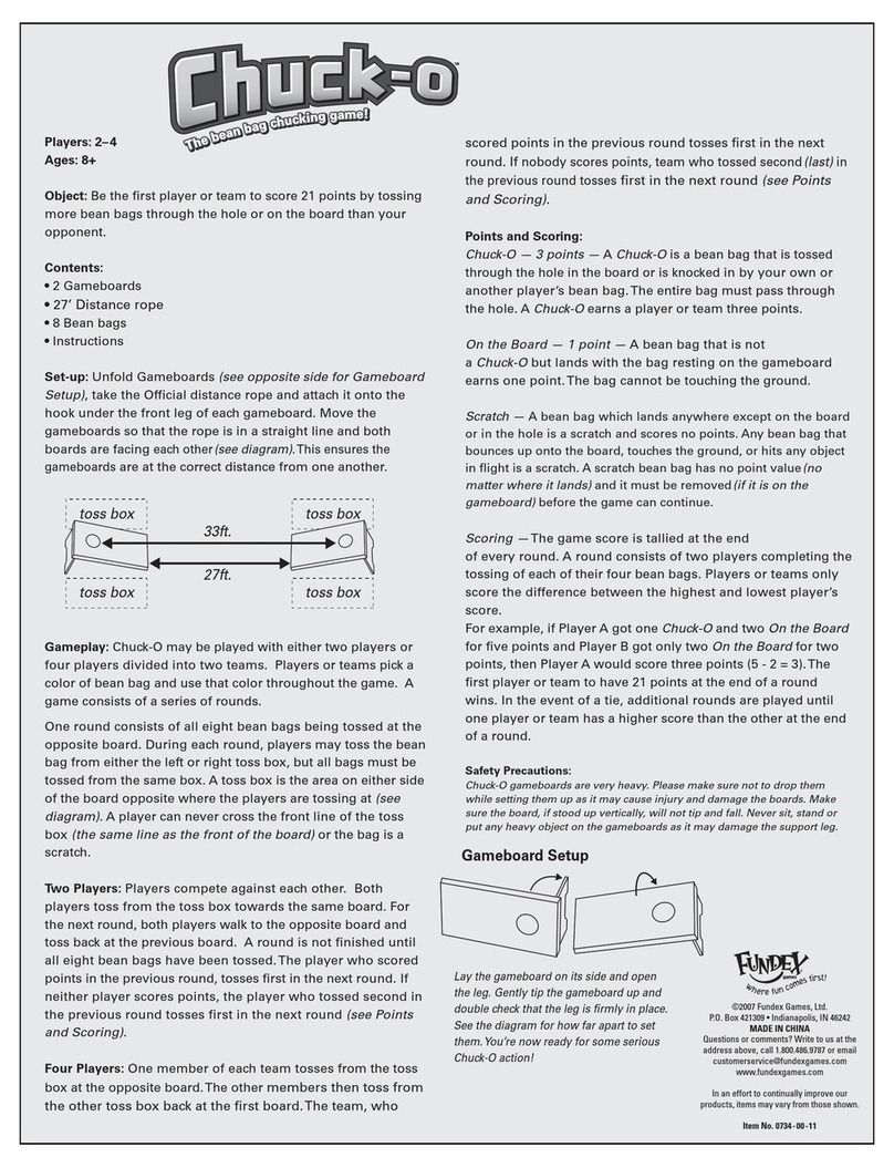 Fundex Games 0734-00-11 User manual