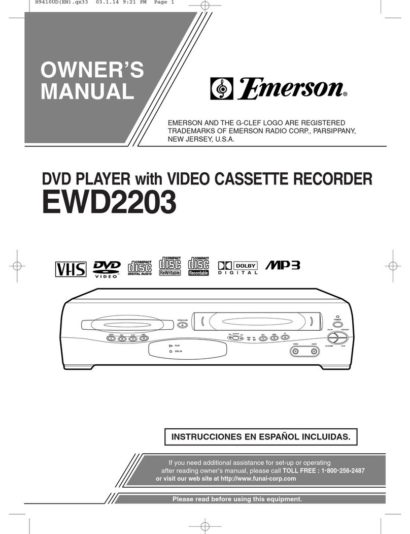 Emerson EWD2203 owner's manual