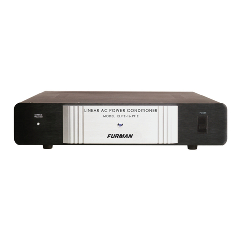 Furman Elite-16 PF E User manual