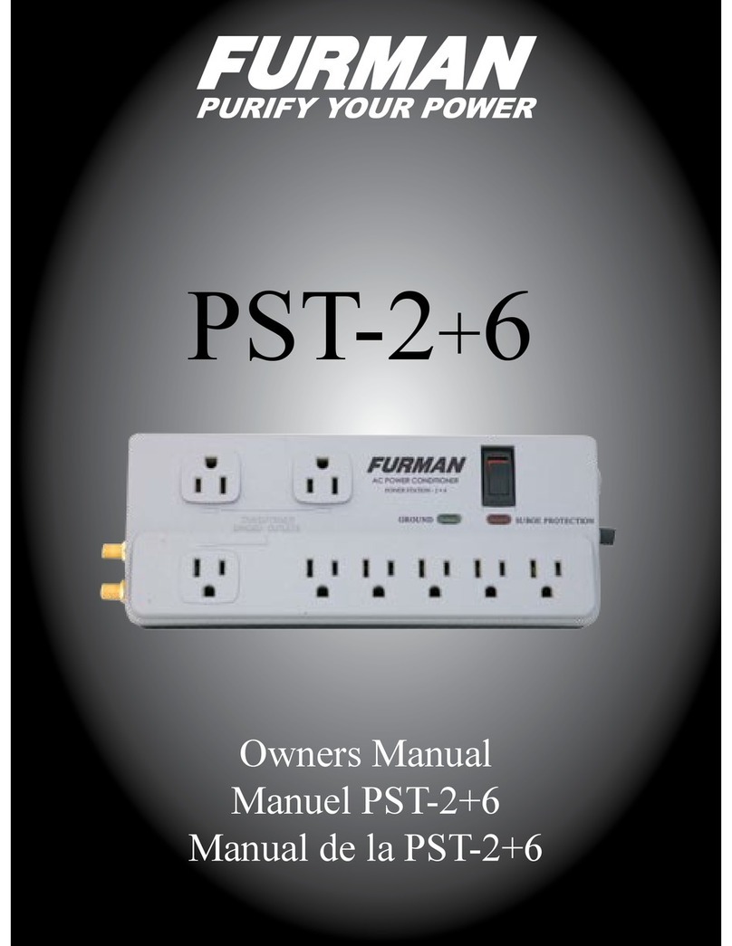 Furman 2+6 User manual