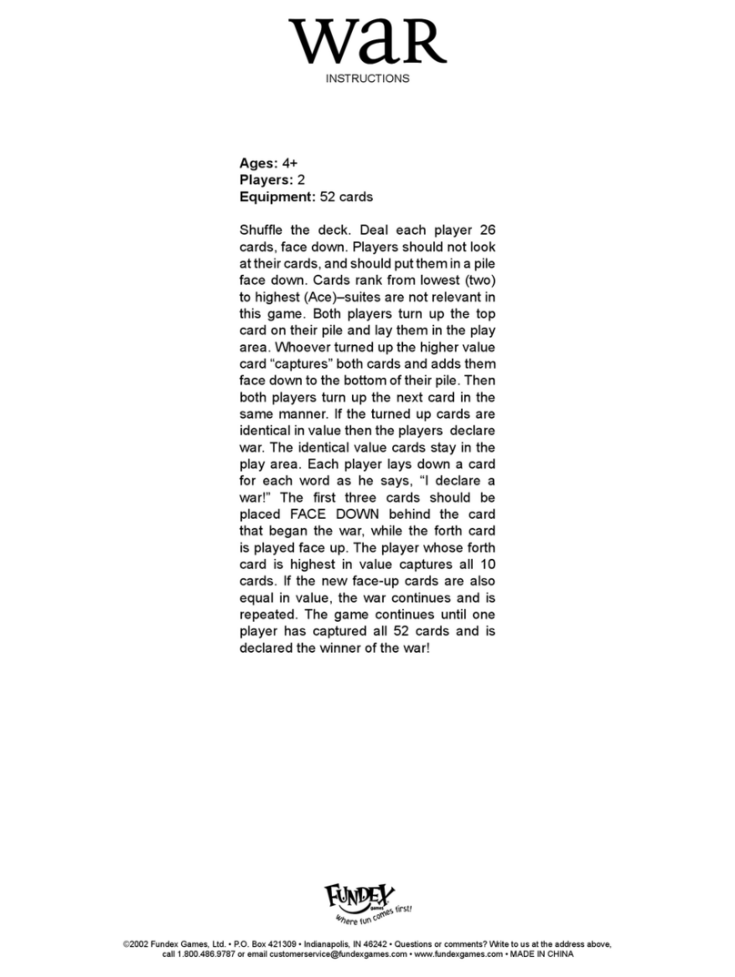 Fundex Games War User manual