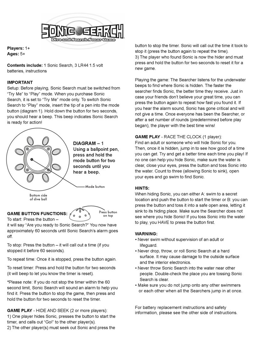 Fundex Games Sonic Search User instructions