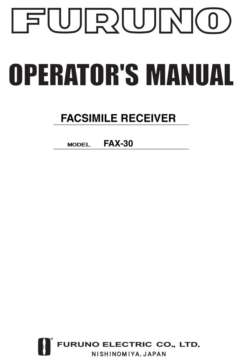 Furuno FAX-30 Operator's manual