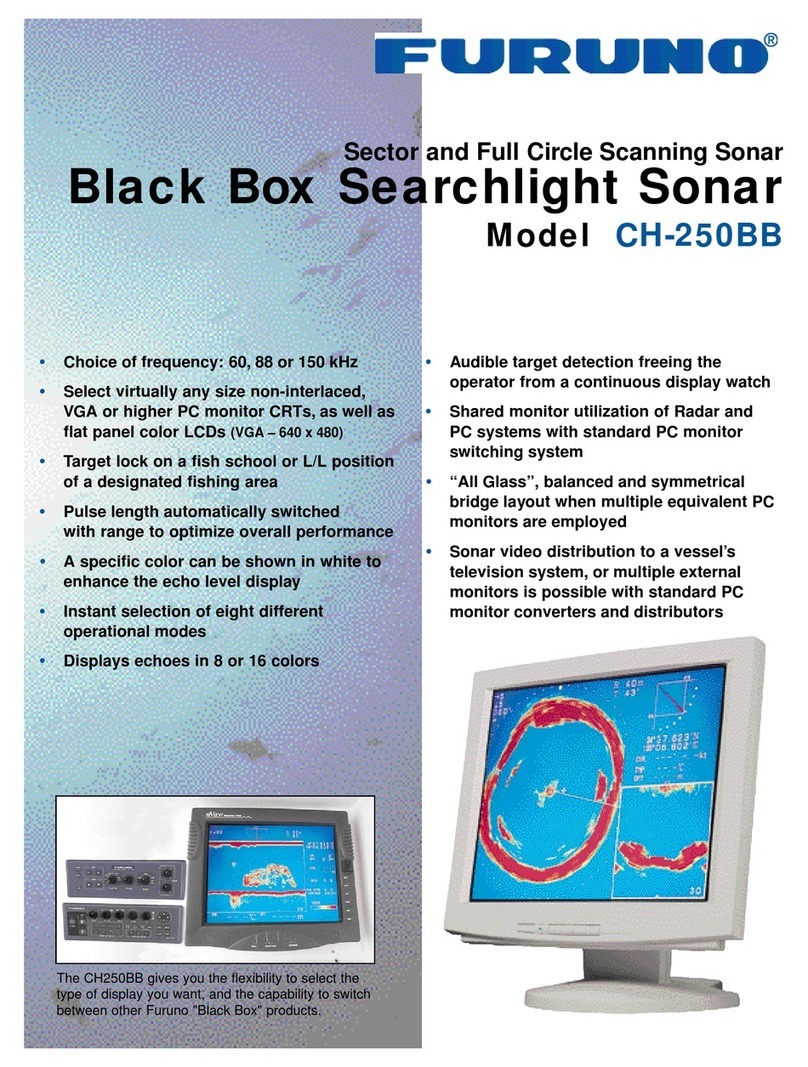Furuno Black Box Searchlight Sonar CH-250BB User manual Furuno Black Box Searchlight Sonar CH-250BB User manual