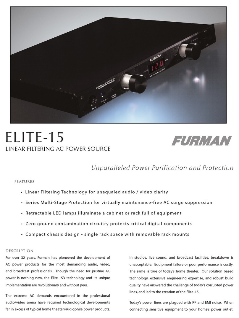 Furman ELITE-15 DM i specification