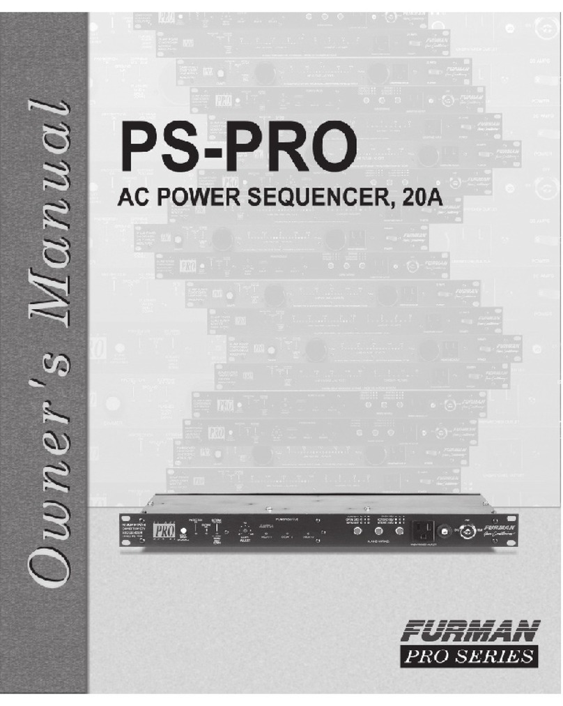 Furman PS-PRO owner's manual