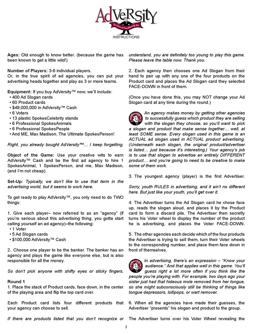 Fundex Games 3872 User instructions
