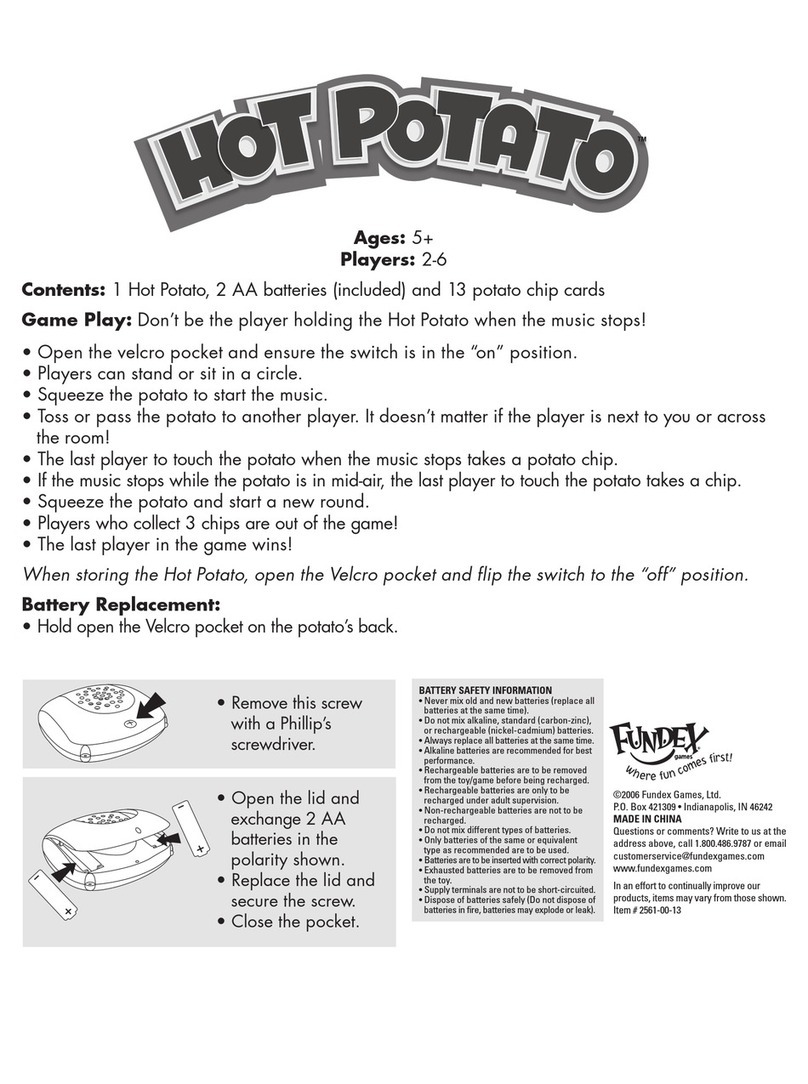 Fundex Games 2561-00-13 User instructions