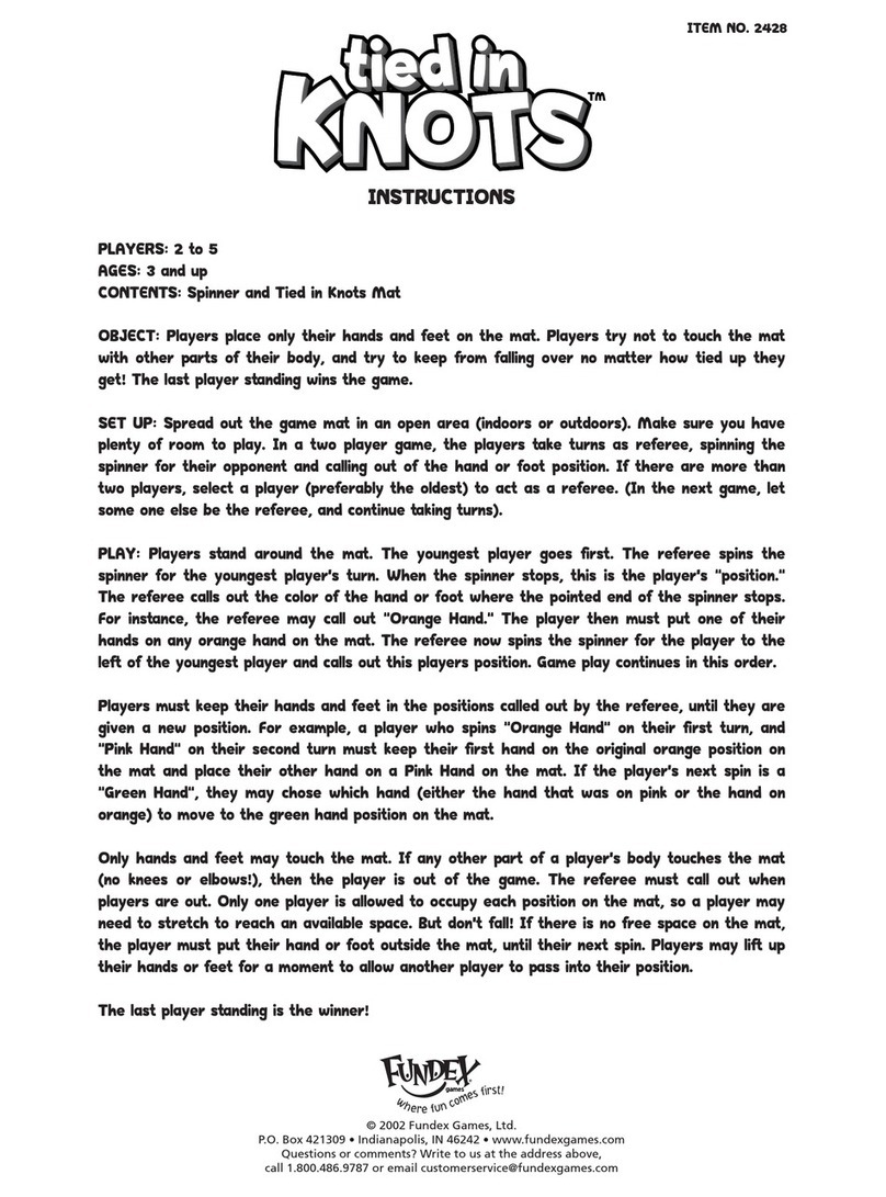 Fundex Games 2428 User instructions