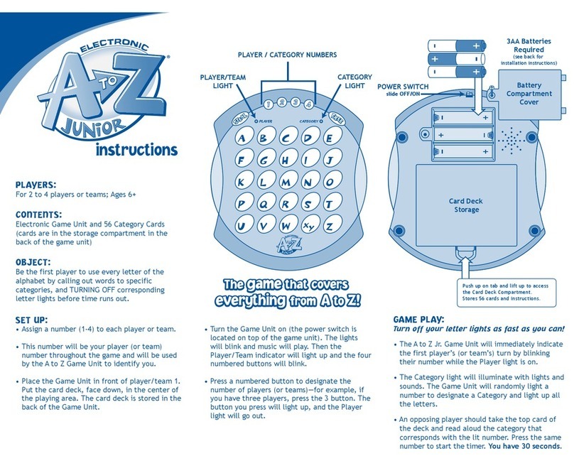 Fundex Games 2494 User manual