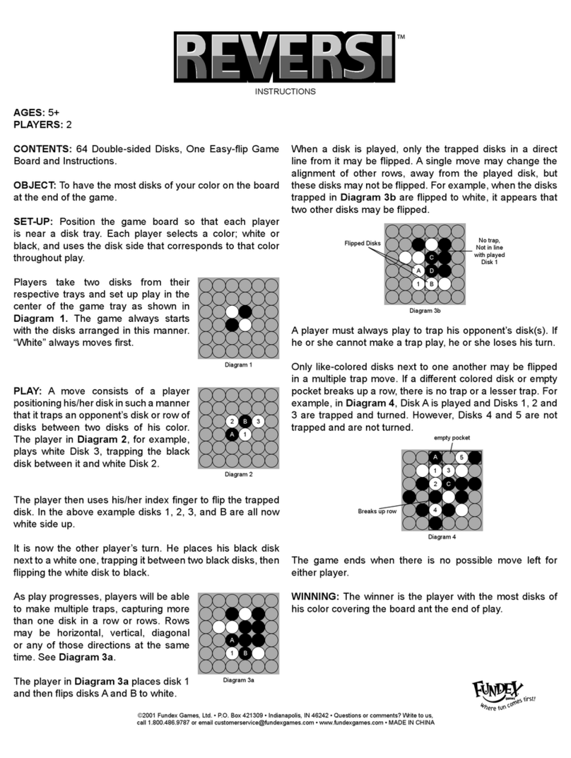 Fundex Games Reversi User manual Fundex Games Reversi User manual