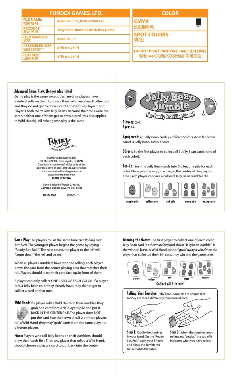 Fundex Games Jelly Bean Jumble User instructions