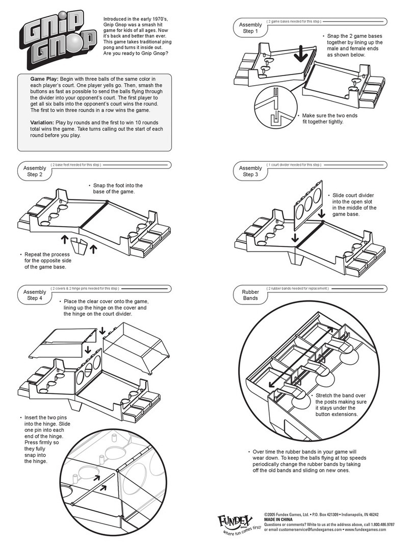 Fundex Games Gnip Gnop User manual