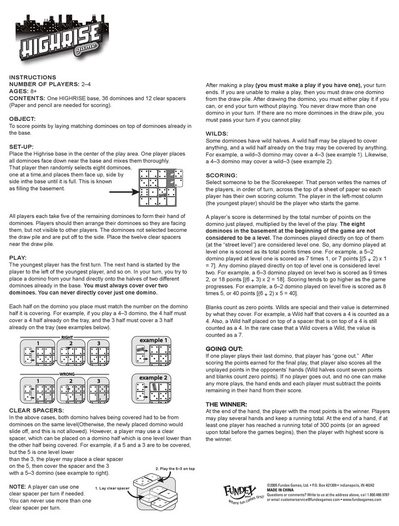 Fundex Games Highrise User manual