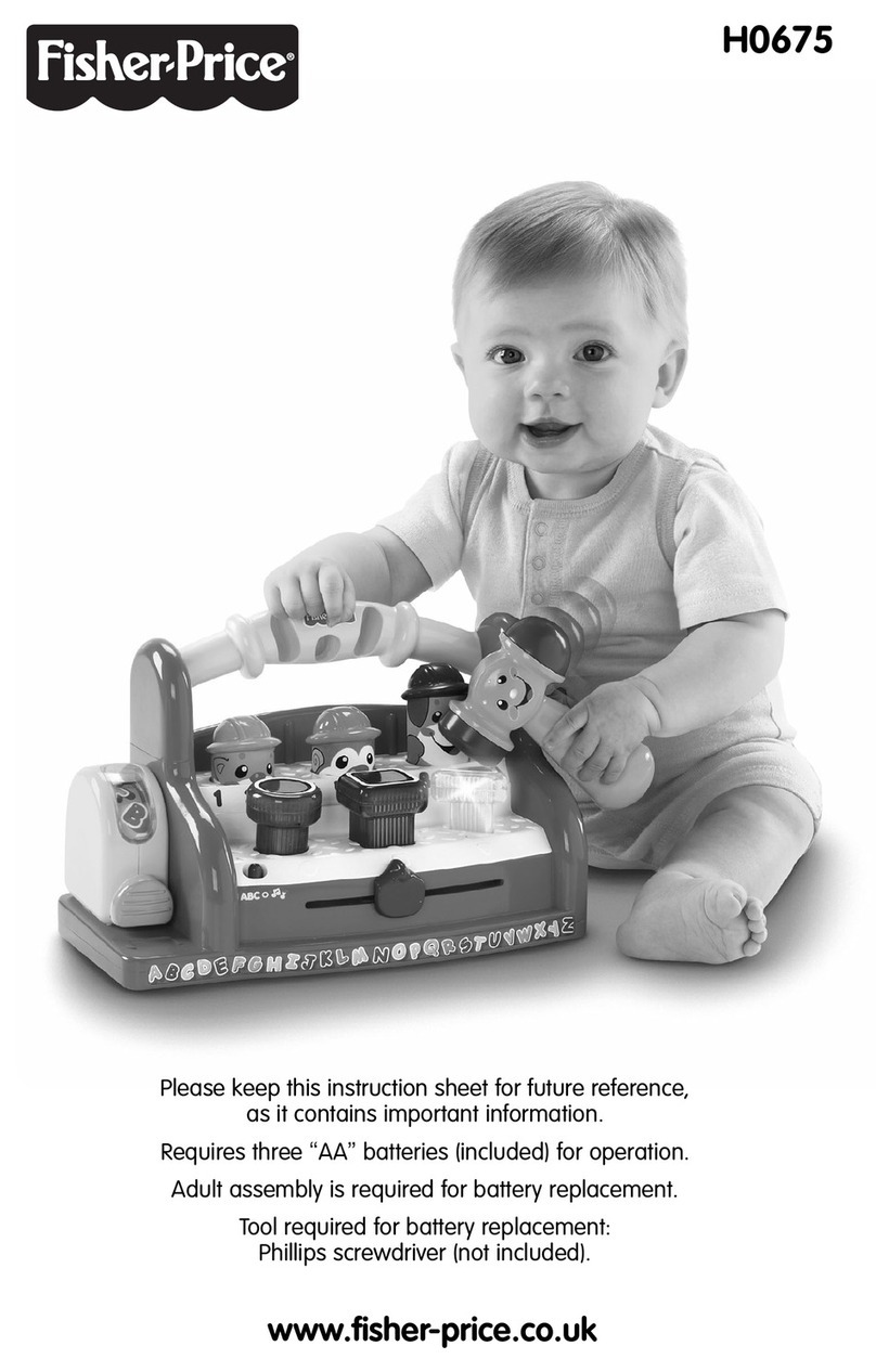 Fisher-Price H0675 instruction sheet Fisher-Price H0675 instruction sheet