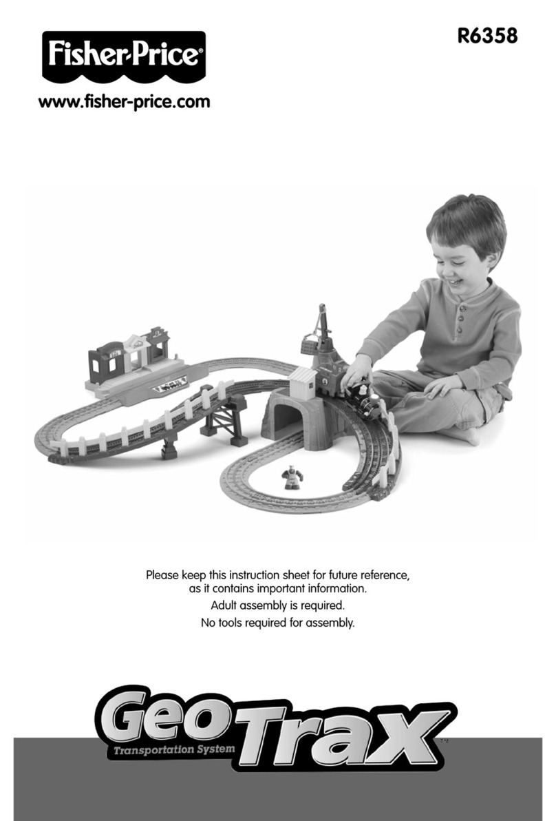 Fisher-Price GEOTRAX R6358 user manual