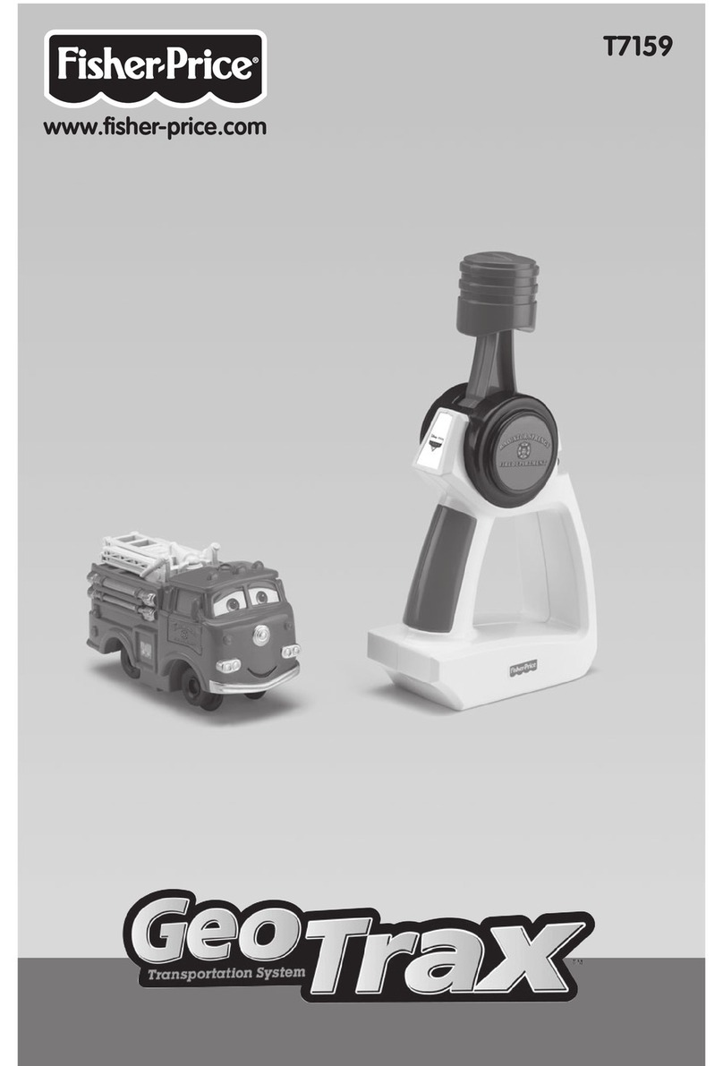 Fisher-Price GEOTRAX T7159 user manual